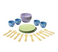 Green Toys - Set de platos, vasos y cubiertos (DSH01R)