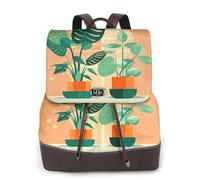 Green Turtleback - Mochila de cuero para mujer, bolsa para libros de escuela secundaria y universidad, mochila ligera e informal para cada temporada