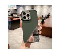 (Green)Unique Triangle Mirror Design For Iphone 14 Plus - High Quality, Scratch-resistant, Non-slip, Dustproof, Shockproof, Comfortable Grip