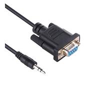 Green-utech Cable adaptador serie DB9 de 9 pines a RS232 de 3,5 mm, chip FTDI DB9-RS232-AJ