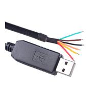 Green-utech Cable de cabecera Dupont de consola de depuración USB a TTL (nivel lógico de 3,3 V, cabecera 6P)