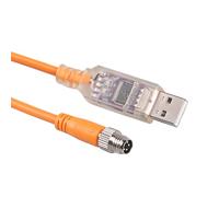 Green-utech Cable industrial FT232R USB a M8 de 4 pines macho RS232 Serial PLC, repuesto para Sick DSL-8U04 G10M025KM1, controlador de seguridad, sensor, actuador, escáner láser a PC