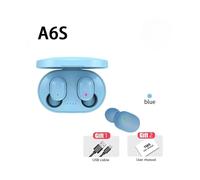 (Green) VAORLO A6S Bluetooth 5.0 Wireless Sports Earbuds HiFi Stereo Music with Microphone Noise Cancel Headphone for All Smartphones