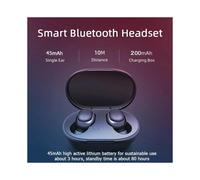 (Green) VAORLO A6S Bluetooth 5.0 Wireless Sports Earbuds HiFi Stereo Music with Microphone Noise Cancel Headphone for All Smartphones