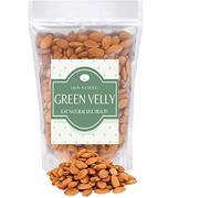 Green Velly Herbal Almonds California Organic Badam Giri (Grade - Medium Size) 400Gm