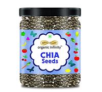 Green Velly Organic Infinity Chia Seeds Raw Black Chia Seeds - 100 GM By Organic Infinity