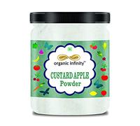 Green Velly Organic Infinity Custard Apple Frit Powder | Sitaphal Powder | Dry, No Added Sugars and Preservatives - 100 GM by Organic Infinity