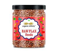 Green Velly Organic Infinity Flax Seeds | Fibre Rich Alsi Seeds, Raw Flax Seeds for Weight Loss - 100 GM By Organic Infinity