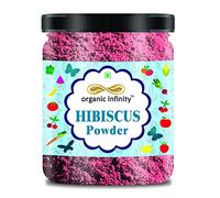 Green Velly Organic Infinity Hibiscus Flower Powder For Hair Growth, Hair Care, Natural Hair and Face Care - 100 GM by Organic Infinity