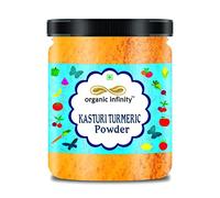 Green Velly Organic Infinity Kasturi Haldi | Wild Turmeric (Curcuma Aromatica)| Jangali Haldi| Kasturi Manjal Powder for Skin Care| Face Pack - 500 GM by Organic Infinity