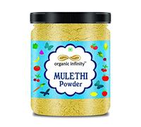 Green Velly Organic Infinity Mulethi Powder (Licorice Yastimadhu/Glycyrrhiza Glabra/Yastimadu) For Body | Skin Whitening | Skin and Hair care - 100 GM By Organic Infinity