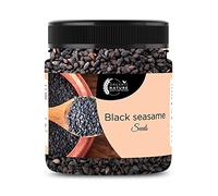 Green Velly Organic Nature Black Sesame Seeds 250g| Kali Til (Jar Pack)