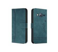 (Green)Vintage Style Flip Case For Samsung J310, Multi-card Slot, Full Protection, Retro Charm, Pu+tpu Material