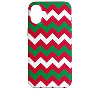 Green White Red Hungary Tricolor Zigzag Line Geomtery Patten Carcasa para iPhone 16 Plus