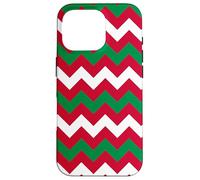 Green White Red Hungary Tricolor Zigzag Line Geomtery Patten Carcasa para iPhone 16 Pro