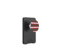 Green White Red Hungary Tricolor Zigzag Line Geomtery Patten PopSockets PopWallet para MagSafe
