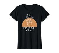 Green Witch Mint Only Witch Herb Gardening Wicca Camiseta gráfica económica, Mujer, Negro, XL
