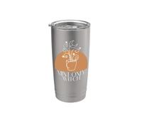 Green Witch Mint Only Witch Herb Gardening Wicca Vaso térmico de acero inoxidable de doble pared