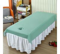 Green1,65x190cm/2.1x6.2ft,Cubierta De La Cama De Masaje, Cubierta De Mesa De Masaje De Belleza Cubierta De Belleza Mesas Impermeables Mesas De Protección Del Tratamiento