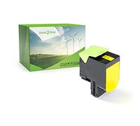 Green2Print Tóner Amarillo 3000 páginas sustituye a Lexmark 24B6010 Tóner Apto para la Lexmark XC2130, XC2132