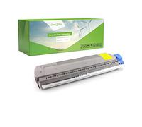 Green2Print Toner amarillo, 7300 paginas, sustituye a OKI 44643001, Toner apto para la OKI C801, C821