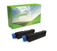 Green2Print Tóner de Alto Set, 2 Cartuchos 2X 12000 páginas sustituye a Oki 45807111 Tóner de Alto Apto para la Oki B432, B512, MB492, MB562