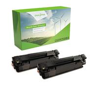 Green2Print Tóner Set, 2 Cartuchos 2X 1600 páginas sustituye a HP CE285A, 85A Tóner Apto para la HP Laserjet Pro M1130, M1210, M1212MFP, M1212nfMFP, M1217NFW, P1100, P1102W, P1102, Laserjet M1132