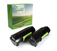 Green2Print Tóner Set, 2 Cartuchos 2X 20000 páginas sustituye a Lexmark 50F2U00, 502U, 50F2U0E, 502UE, 50F0UA0, 500UA Tóner Apto para la Lexmark MS510DN, MS610DN, MS610DE, MS610DTE
