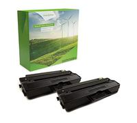 Green2Print Tóner Set, 2 Cartuchos 2X 2500 páginas sustituye a HP-Samsung SU716A, Samsung MLT-D103L/ELS, MLT-D103L, 103L Tóner Apto para la Samsung ML2950, ML2955, SCX4726, SCX4728, SCX4729