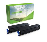 Green2Print Tóner Set, 2 Cartuchos 2X 7000 páginas sustituye a Oki 43979202 Tóner Apto para la Oki B430, B440, MB460, MB470, MB480
