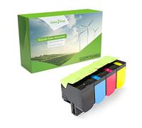 Green2Print Tóner Set, 4 Cartuchos 4X 1000 páginas Tóner Apto para la Lexmark CX310Serie, CX310N, CX310DN, CX410Serie, CX410DE, CX410DTE, CX410E, CX510Serie, CX510DE, CX510DHE, CX510DTHE