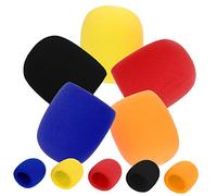 GREENADSCAPE 10 Fundas Para Micrófonos De Mano, Paravientos, Esponjas, Para Ktv