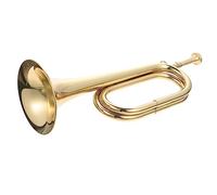 GREENADSCAPE 1piezas De Cobre Para Banda Escolar Bugle Clásico De Instrumento Musical Ligero Sonido y Nítido Para Profesionales y Principiantes