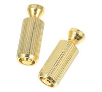 GREENADSCAPE 2 Pcs Tremolo Bridge Kit Tuner Guitar Bridge Guitar Guitar Tremolo Bridge Studs Guitar Bridge Studs Tremolo Studs Golden