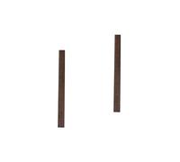 GREENADSCAPE 2 Piezas Diapasón Sintonizador Reemplazos De Guitarra Placa De De Guitarra Cuello De Guitarra Mástil De Guitarra Eléctrica Clip De Afinador De Guitarra Brown De Madera