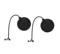 GREENADSCAPE 2piezas Filtro Anti- Para Micrófono Cubierta De Viento Con Clip Estabilizador Compatible Con Diversos Micrófonos Diseño Práctico y Resistente Para Grabaciones y Transmisiones