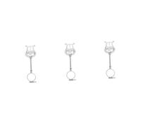 GREENADSCAPE 3 Piezas Atril De Clarinete Clip De Música De Instrumento De Viento De Madera Lira Para Clarinete Abrazadera De Lira De Marcha Para Clarinete Sujetapapeles Saxófono Silver Planchar
