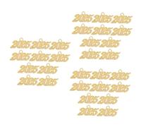 GREENADSCAPE 30 Piezas Colgante 2025 Joyas Encantos De La Pulsera Decoración De Oro Decoraciones De Mesa De Centro De Mesa Collar De Bricolaje Colgantes Zanjadora Franja Golden Aleación De Zinc