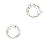 GREENADSCAPE 32 Uds Cuerdas 16 Accesorios De Música Lira Arpa Accesorios Para Lira Piezas De Lira Acero