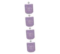 GREENADSCAPE 4 Piezas Poste De Pie De Loro Jaulas De Pájaros Paloma Se Posa Perchas De Pájaros para Jaula Perchas para Loros para Jaula Percha De Pájaro Percha De Loro Violet Piedra Pómez