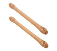 GREENADSCAPE Baquetas De Tambores De Guerra Pulgadas 2 Piezas De Madera Resistentes Para Principiantes y Avanzados