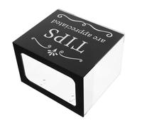 GREENADSCAPE Caja De Propinas Acrílica Transparente Para Donaciones Y Recaudación Para Restaurantes Bares Músicos Y Conductores Contenedor Seguro Y Versátil Para Ahorros Y Participación Rifas