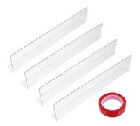 GREENADSCAPE Película Protectora para Mascotas Placa De Protección De Bordes De Ventana Transparente De Bordes De Ventana para Mascotas Abs 4 Uds