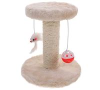 GREENADSCAPE Plataforma para Rascar Gatos Rascador Decorativo para Gatos Rascador Pequeño con Forma de Garra para Gatos Color Beige