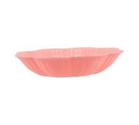 GREENADSCAPE Plato De Frutas Bandeja Para Servir Dulces Platos De Plastico Bandeja Para Servir Bocadillos Organizador De Bandeja De Dulces Rosa El Plastico Reutilizable