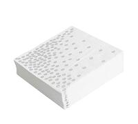 GREENADSCAPE Servilletas De Papel Desechables Con Lunares 20 Unidades Para Bodas Cumpleaños Baby Shower Color Plateado