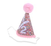 GREENADSCAPE Sombrero Puntiagudo Colorido, Sombrero De Cumpleaños Para Niños, Sombrero De Fiesta Para Bebés, Gorra De Cumpleaños Para Niños, Diadema De Cumpleaños, Tocado De Cumpleaños,