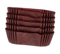 GREENADSCAPE Tazas De Papel Para Pastel Ovaladas Envoltura Forma De Barco Resistentes Al Aceite Agua Para Muffins Cupcakes Y Decoraciones De Fiesta