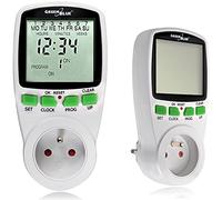 Greenblue GB105 Contador Digital Temporizador semanal Salida 16 Prog., Enchufe francés