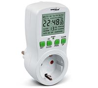 GREENBLUE GB107G - Interruptor con Temporizador, Programador Digital con 16 programas Tipo aleman